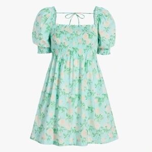 Hill House Athena Blue Roses Nap Dress
